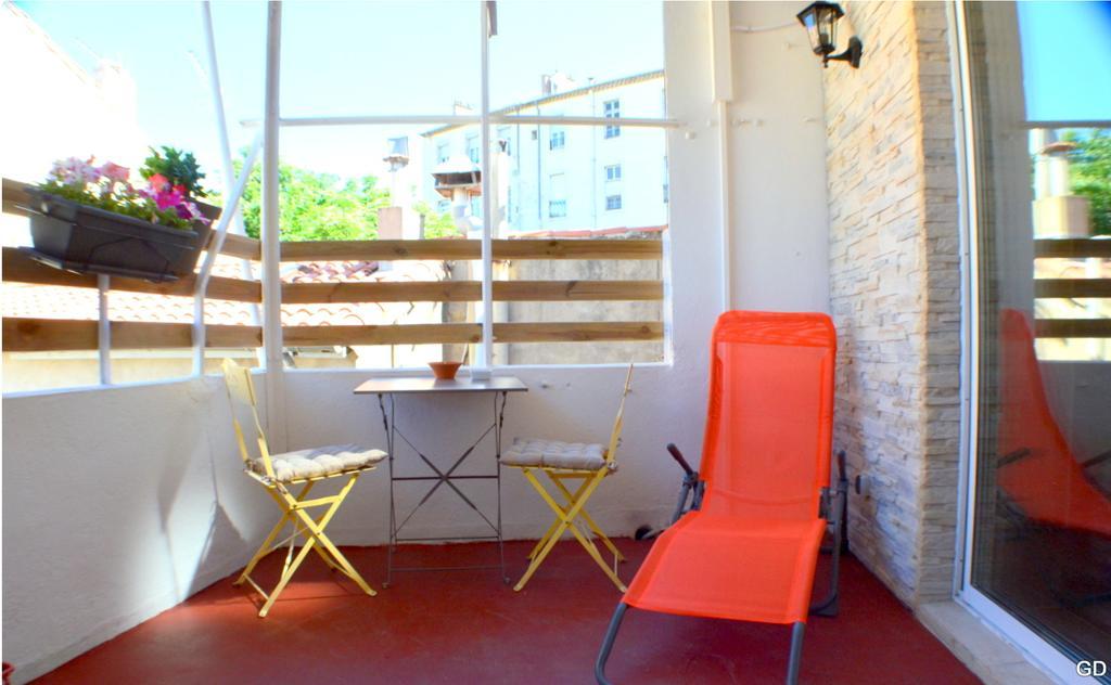 Beziers Studio Terrasse Extérieur photo